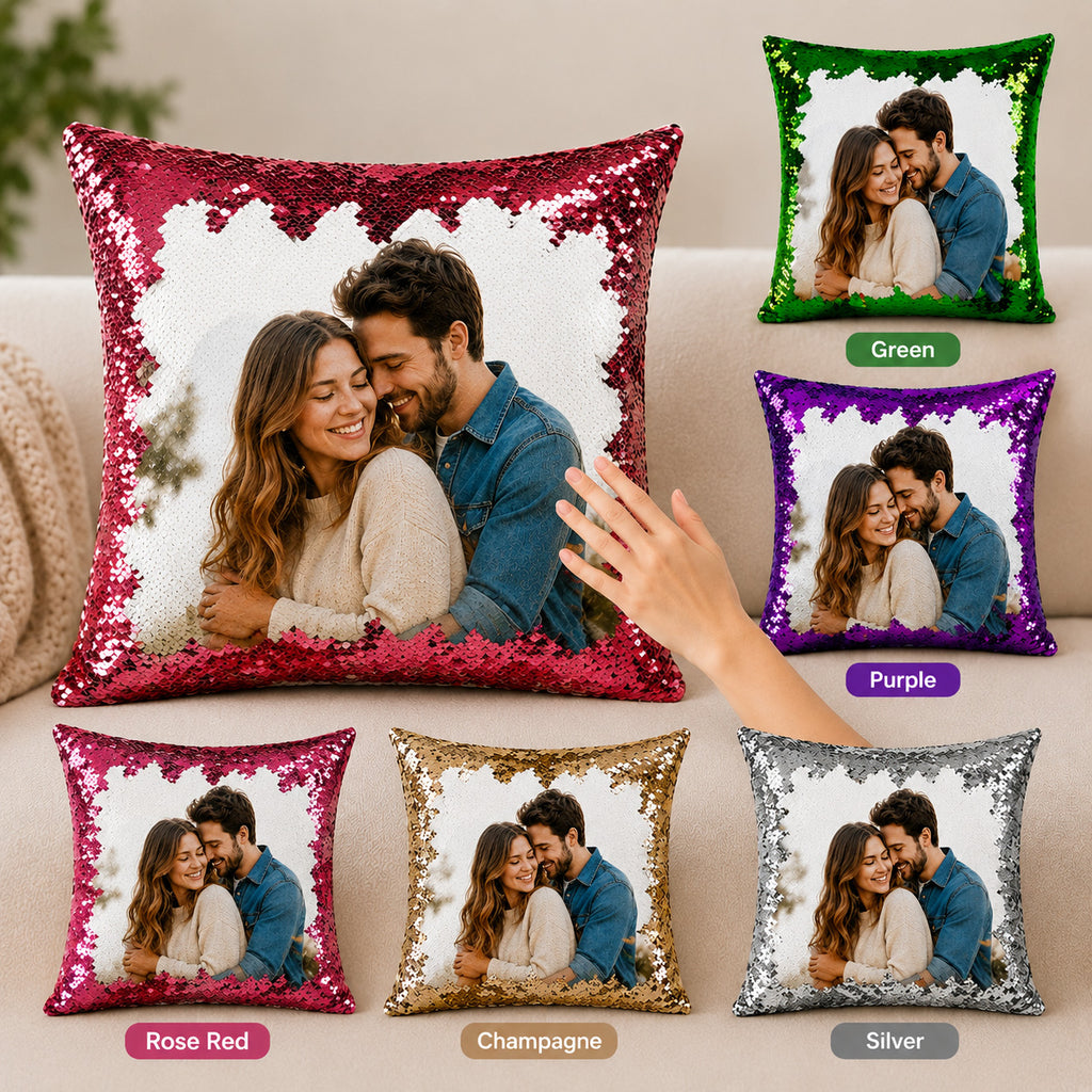 Exclusive Memories DIY Photo Color-Changing Sequin Pillow