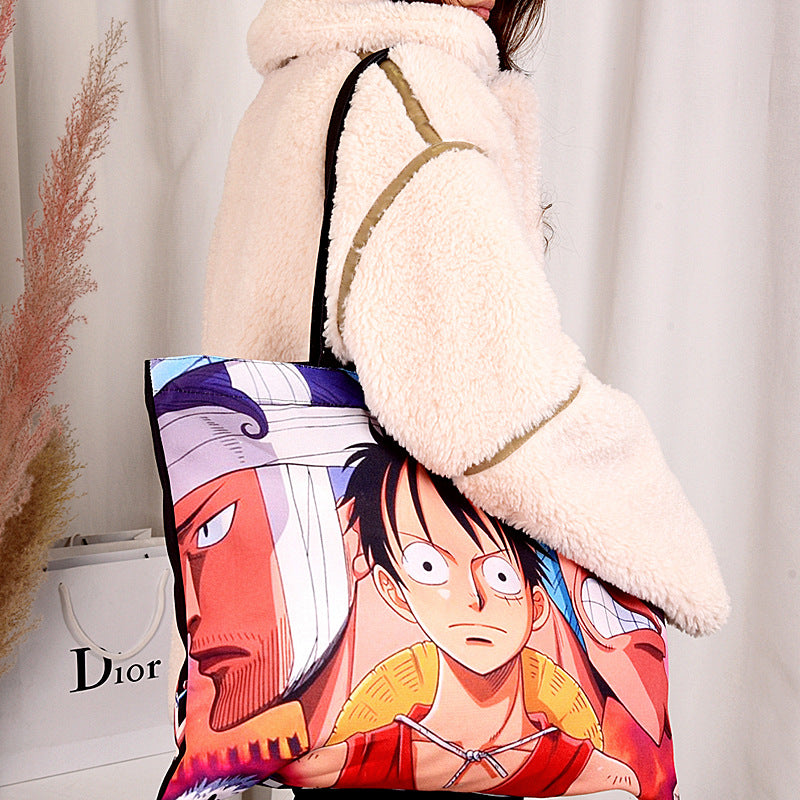Custom Anime Canvas Tote Bag