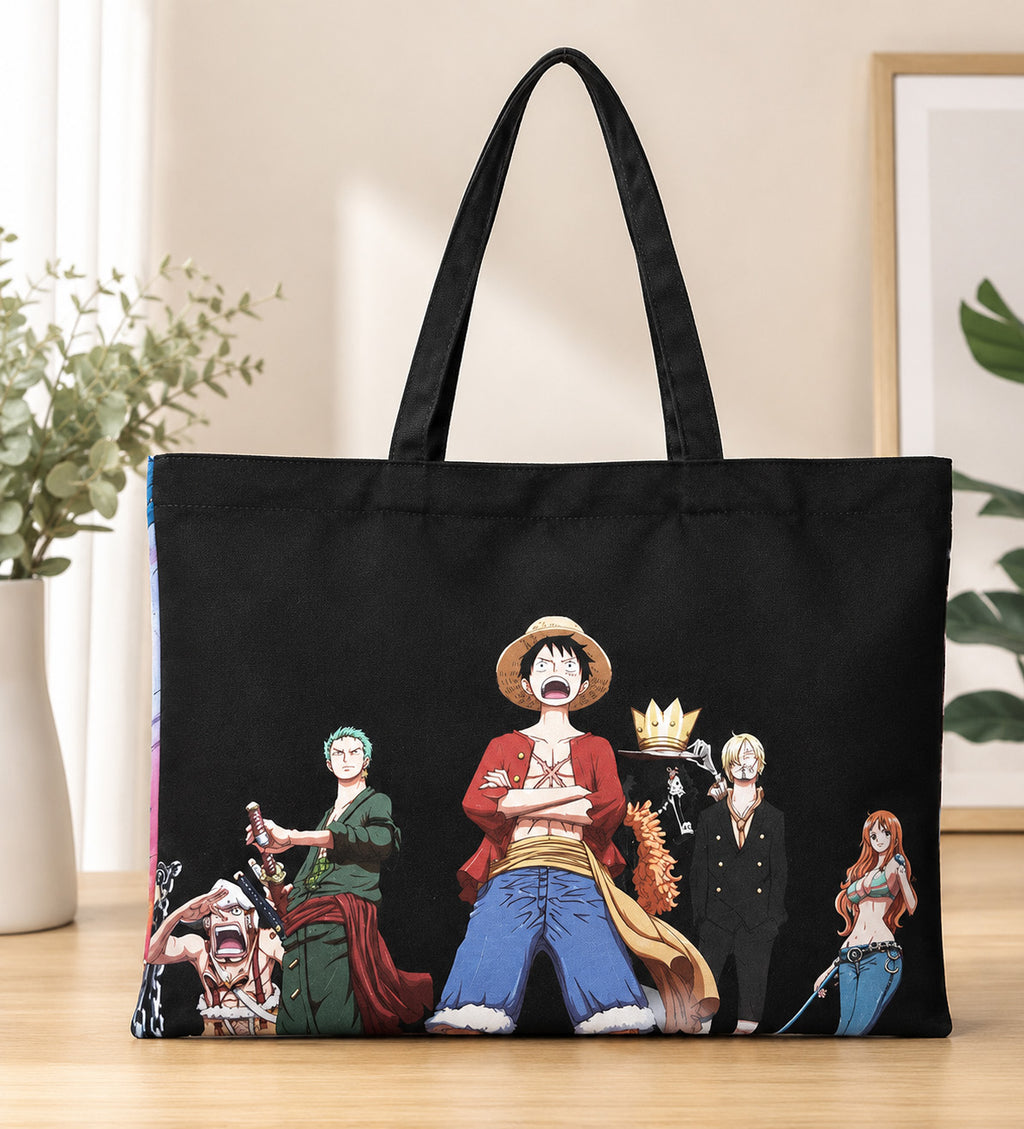 Custom Anime Canvas Tote Bag